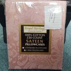 Royal Heritage Sateen Pillowcases